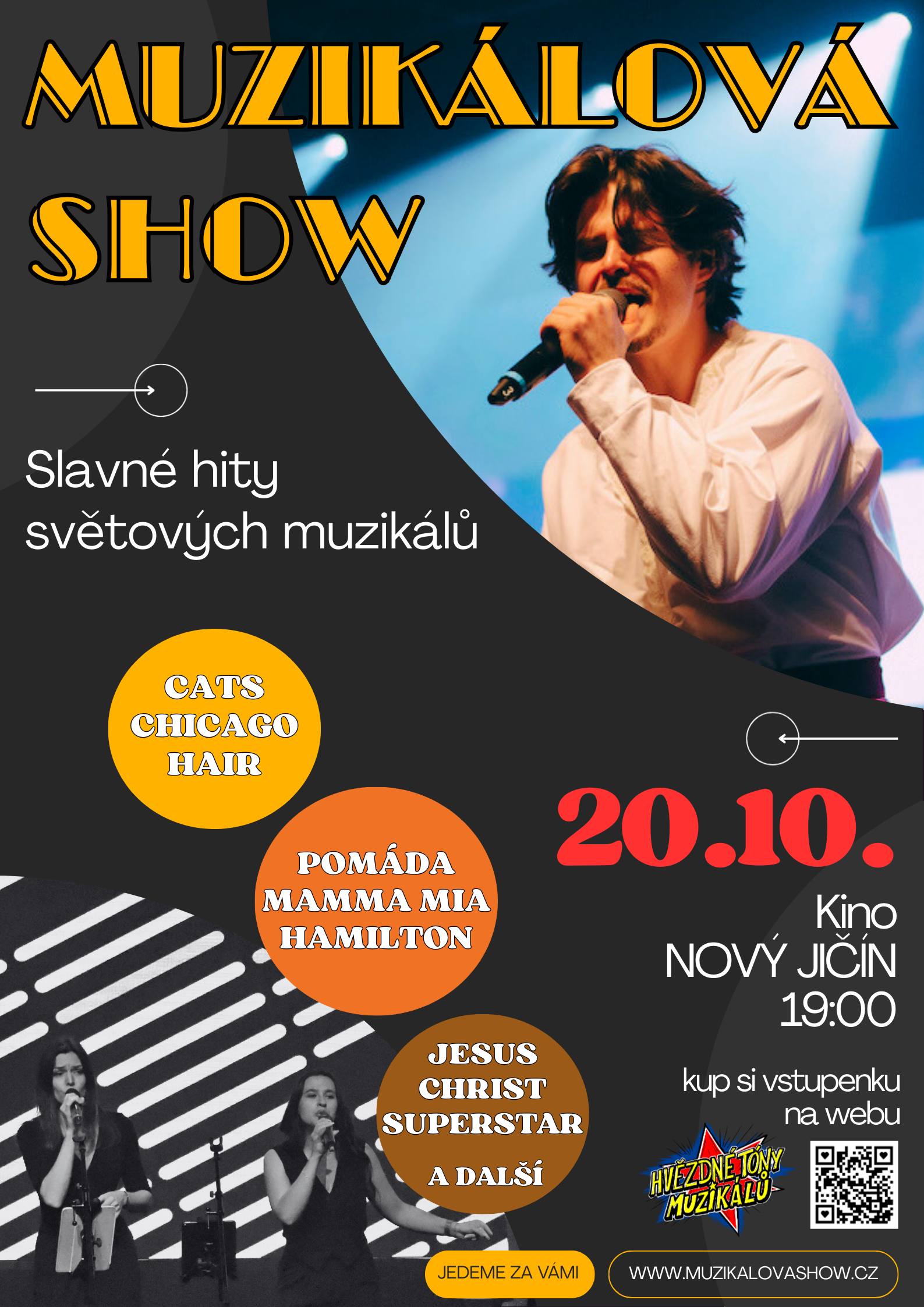 Koncertní muzikálová show – Hvězdné tóny muzikálů