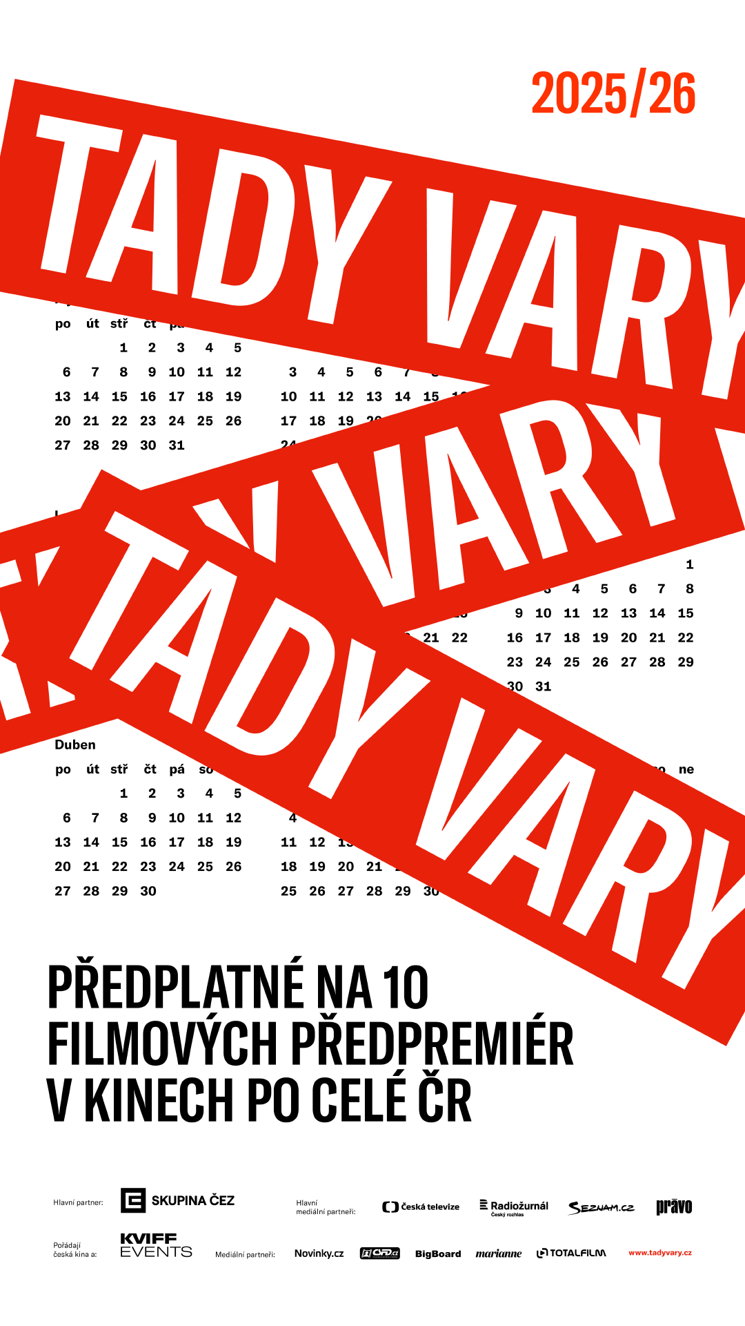 Tady Vary 2025/26 – filmová sezóna s předplatným
